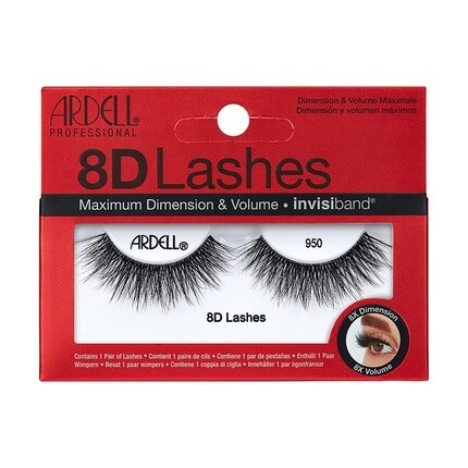 Объемные накладные ресницы 8D Lashes Style 950, Ardell
Объемные накладные ресницы 8D Lashes Style 950, Ardell