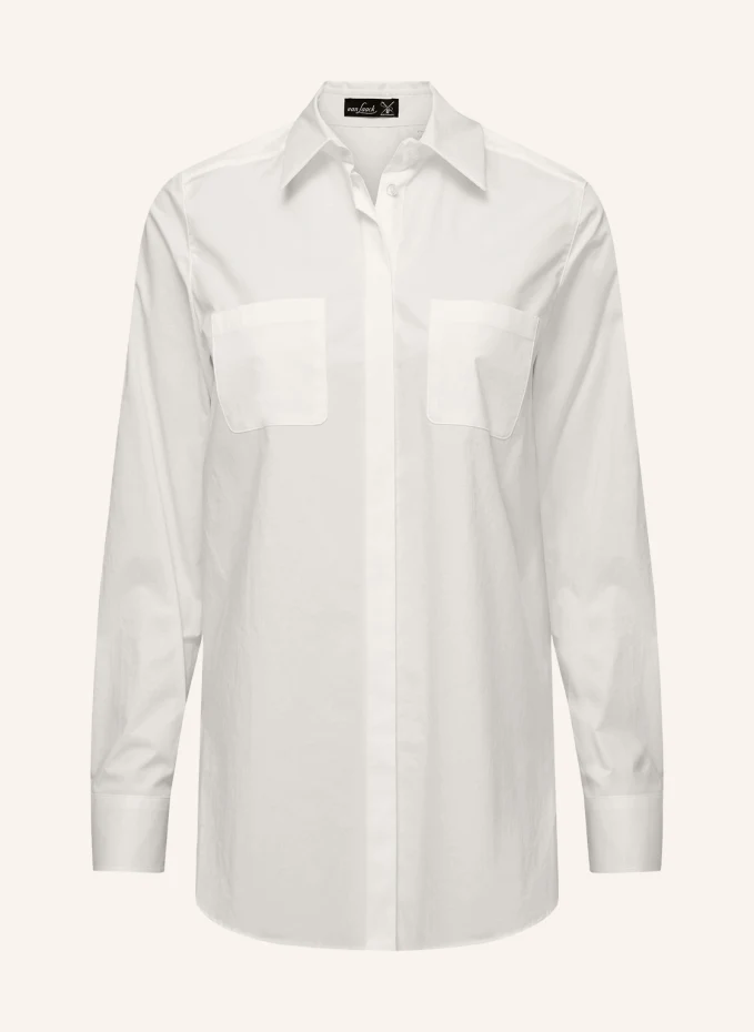 Блузка современного кроя, длинные рукава, рубашечный воротник Van Laack, белый
Блузка современного кроя, длинные рукава, рубашечный воротник Van Laack, белый