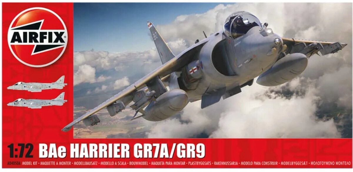 BAe Harrier GR7a/GR9, Airfix 04050A
BAe Harrier GR7a/GR9, Airfix 04050A