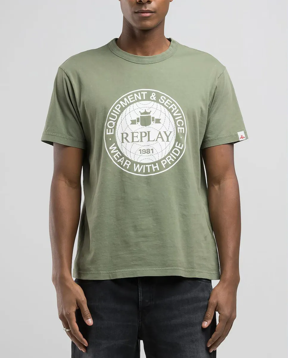 Мужская футболка с коротким рукавом и круглым вырезом Replay, мультиколор
Мужская футболка с коротким рукавом и круглым вырезом Replay, мультиколор