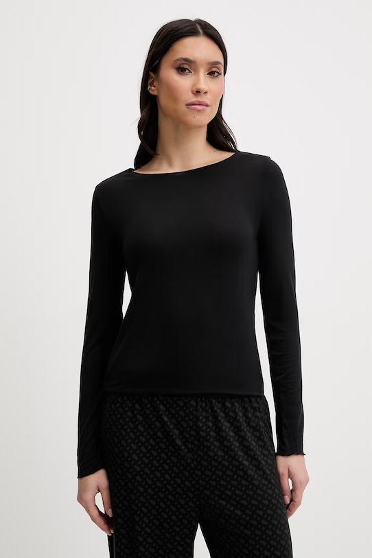 Пижамная рубашка с длинными рукавами из льняной смеси United Colors of Benetton, черный
Пижамная рубашка с длинными рукавами из льняной смеси United Colors of Benetton, черный