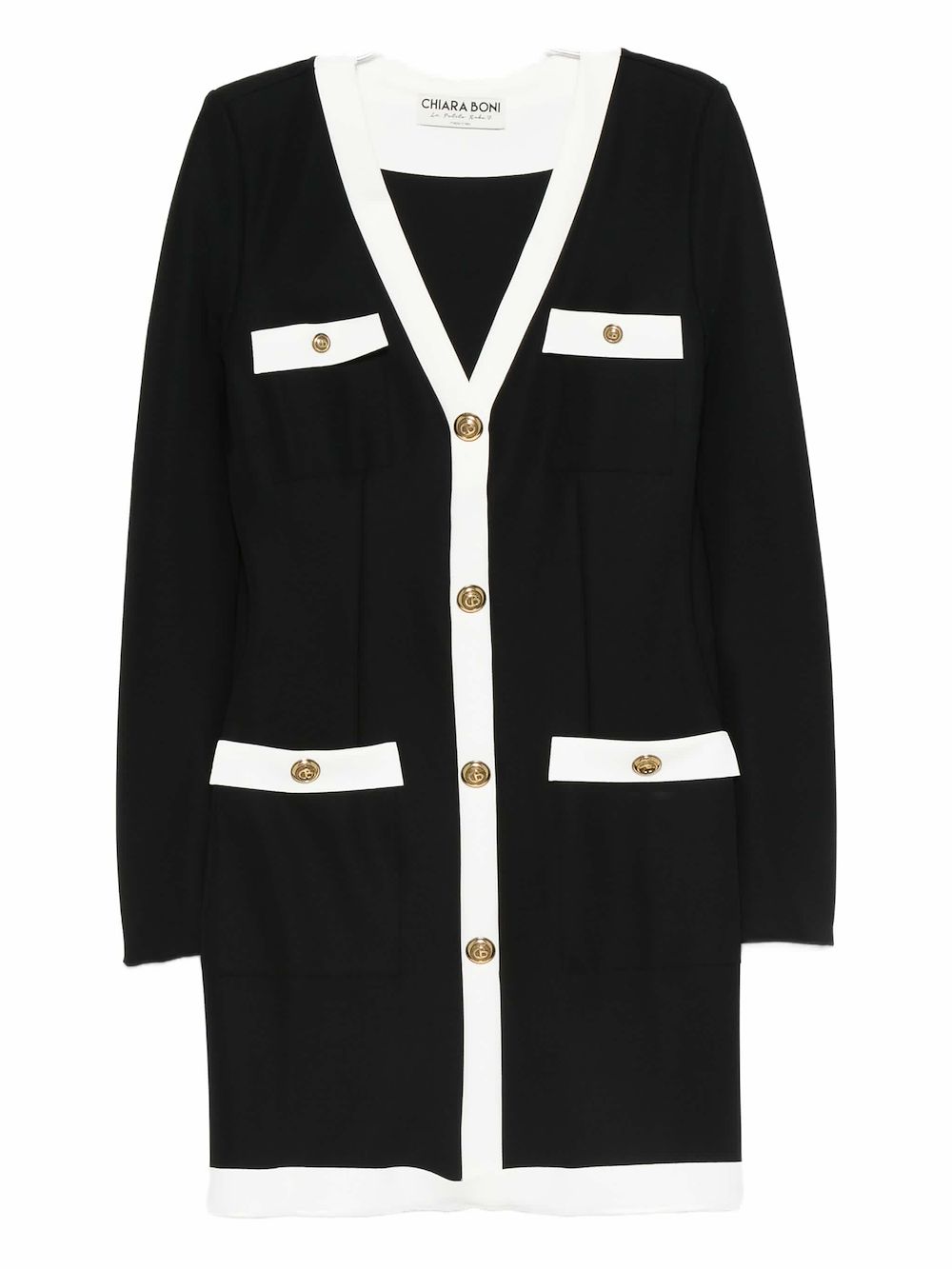 Платье с V-образным вырезом и застегивающимся на пуговицы CHIARA BONI La Petite Robe, черный
Платье с V-образным вырезом и застегивающимся на пуговицы CHIARA BONI La Petite Robe, черный