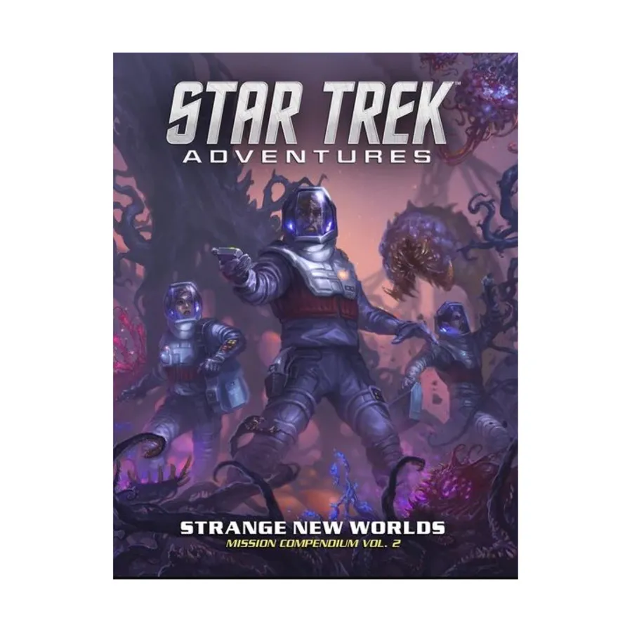 Mission Compendium Vol. 2 - Strange New Worlds, Star Trek Adventures (Modiphius Entertainment), твердый переплет
Mission Compendium Vol. 2 - Strange New Worlds, Star Trek Adventures (Modiphius Entertainment), твердый переплет
