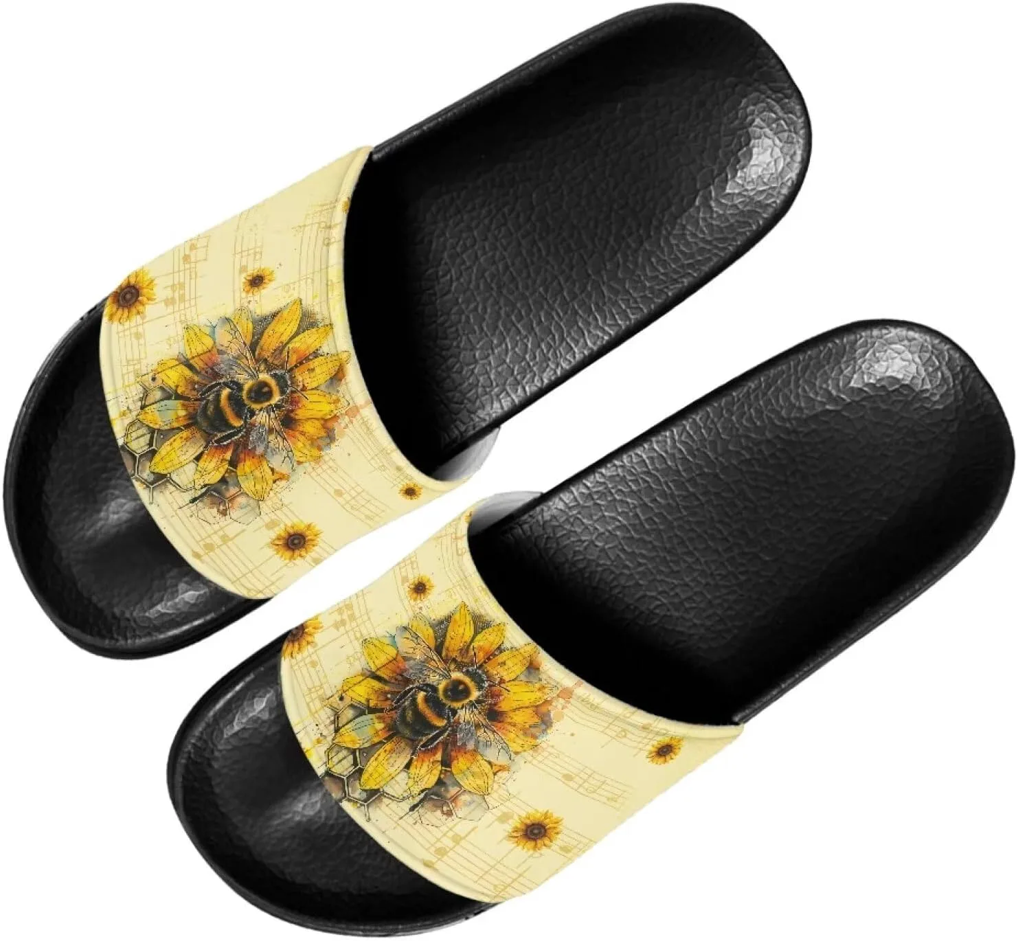 Женские сандалии Forchrinse Retro с пчелой и подсолнухом, с поддержкой свода стопы, летние плоские тапочки для дома и улицы
Женские сандалии Forchrinse Retro с пчелой и подсолнухом, с поддержкой свода стопы, летние плоские тапочки для дома и улицы