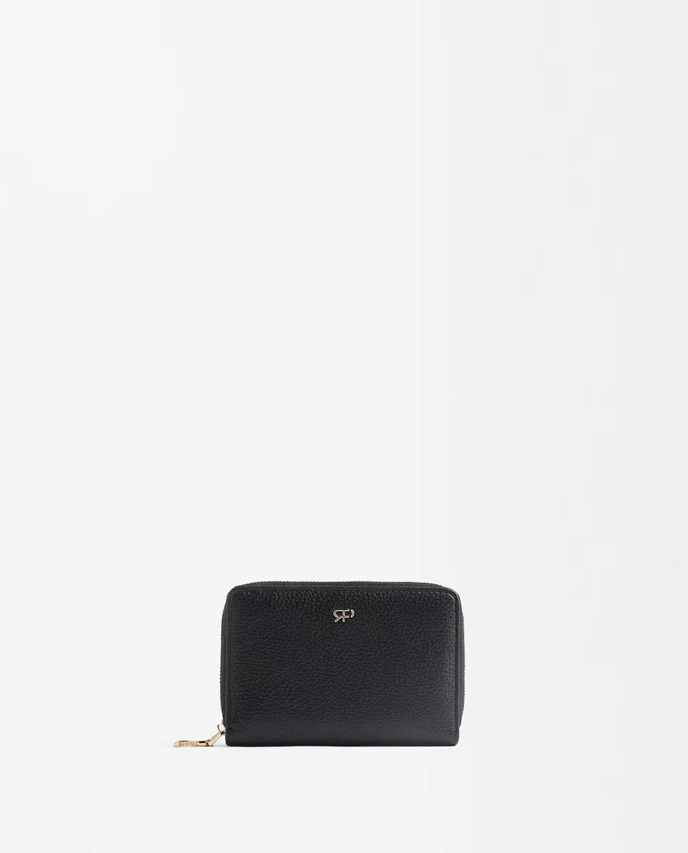 Средний женский кошелек с застежкой-молнией, однотонный Parfois, черный
Средний женский кошелек с застежкой-молнией, однотонный Parfois, черный