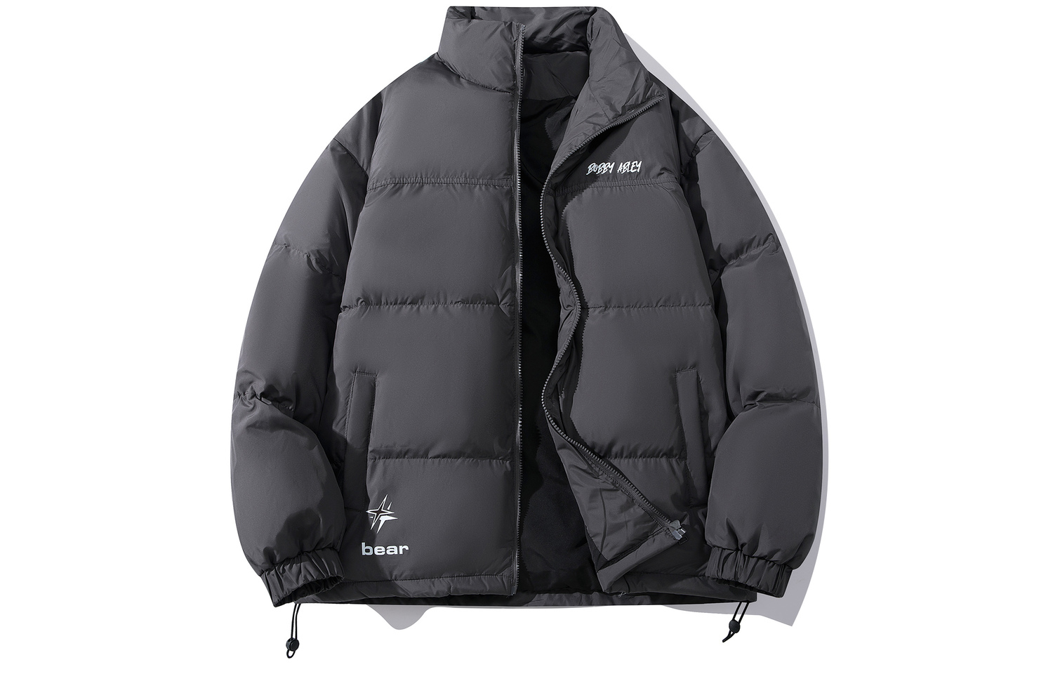 BOBBY ABLEY Унисекс пуховик, Gray 
BOBBY ABLEY Унисекс пуховик, Gray