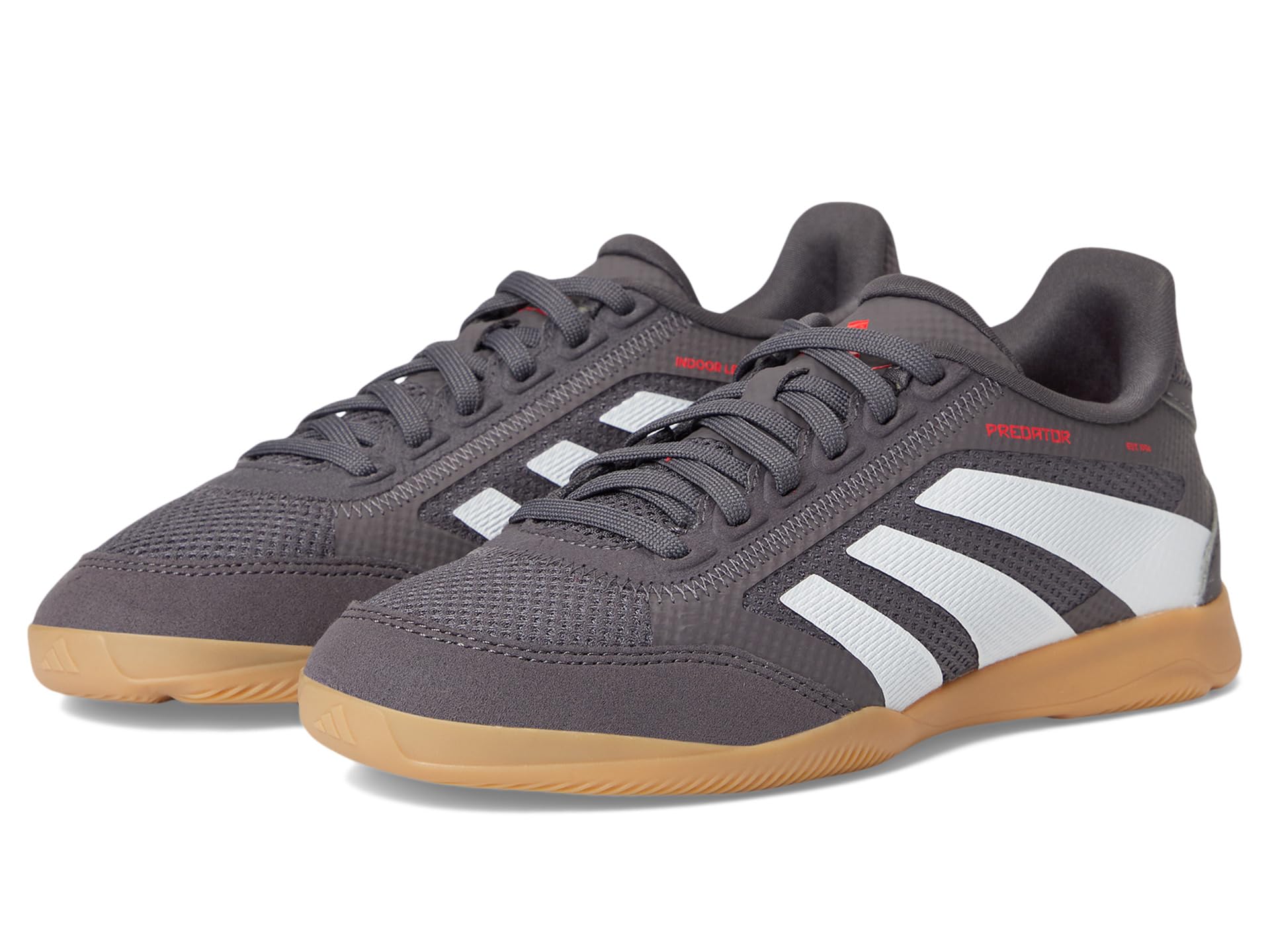 Кроссовки adidas Kids League Predator Indoor Soccer Shoes, цвет Grey Strata/White/Lucid Red
Кроссовки adidas Kids League Predator Indoor Soccer Shoes, цвет Grey Strata/White/Lucid Red