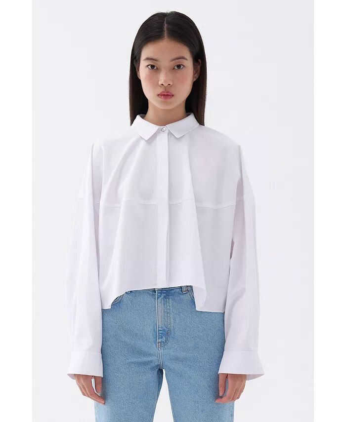 Женская свободная рубашка на пуговицах NOCTURNE, коричневый/бежевый
Женская свободная рубашка на пуговицах NOCTURNE, коричневый/бежевый