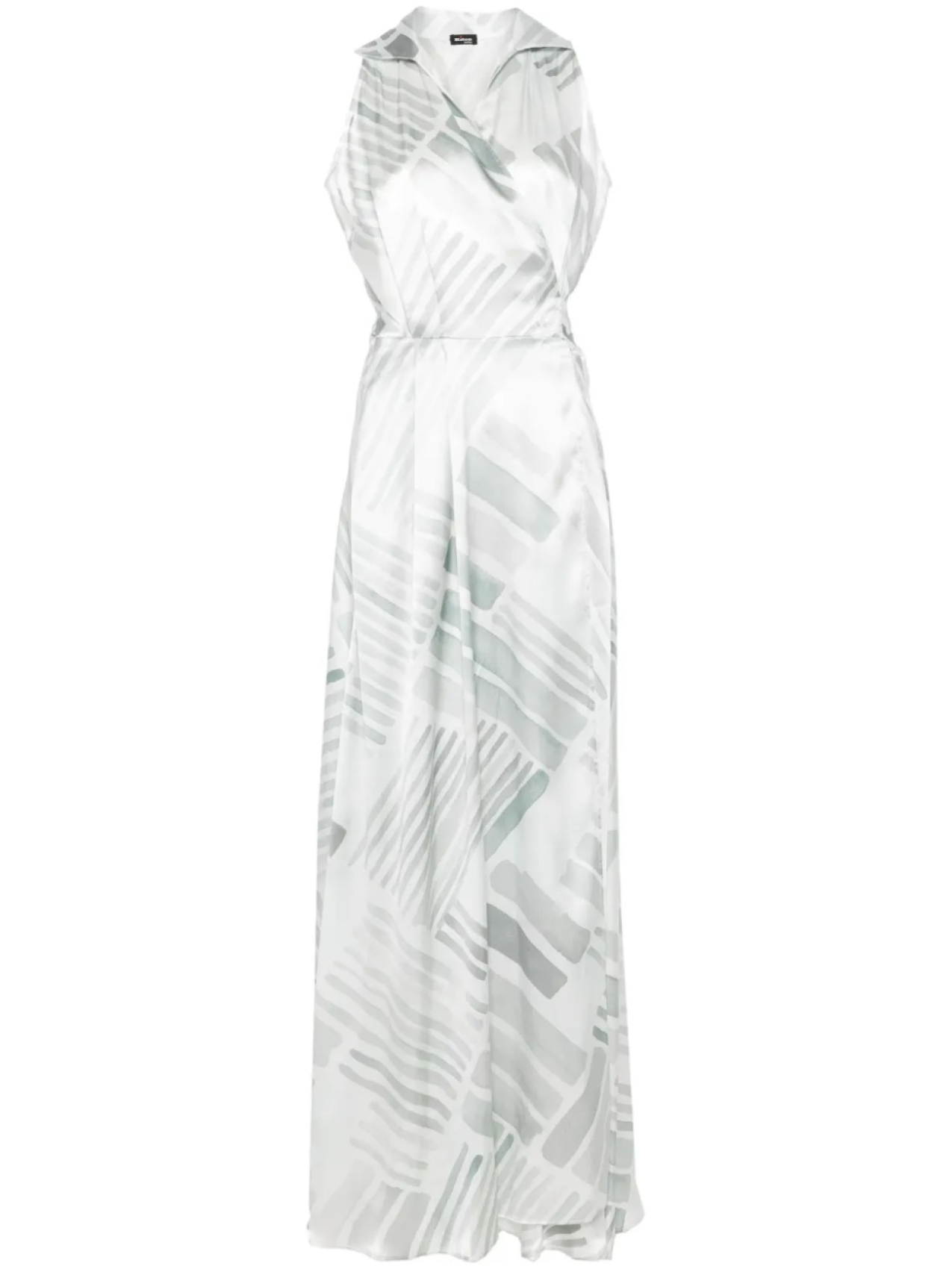 Kiton платье макси с абстрактным принтом, серый
Kiton платье макси с абстрактным принтом, серый