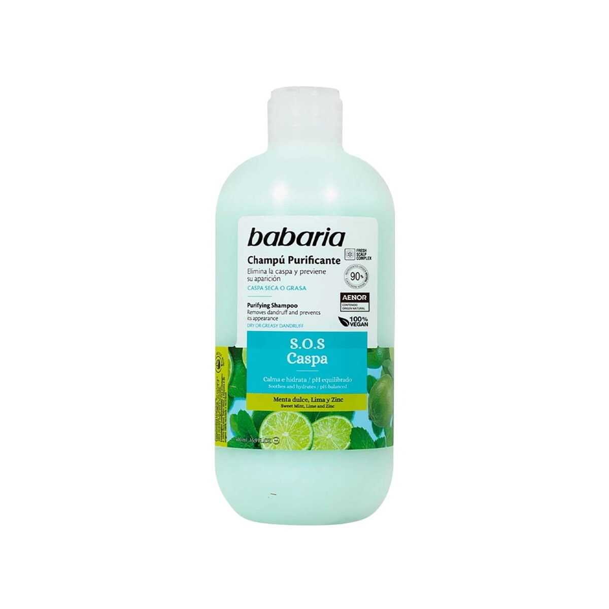 Babaria, Очищающий шампунь против перхоти с цинком, 500 мл
Babaria, Очищающий шампунь против перхоти с цинком, 500 мл