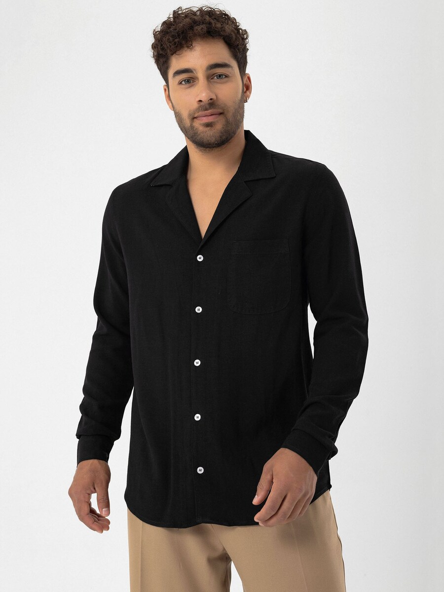 Рубашка обычного кроя на пуговицах Dandalo, черный
Рубашка обычного кроя на пуговицах Dandalo, черный