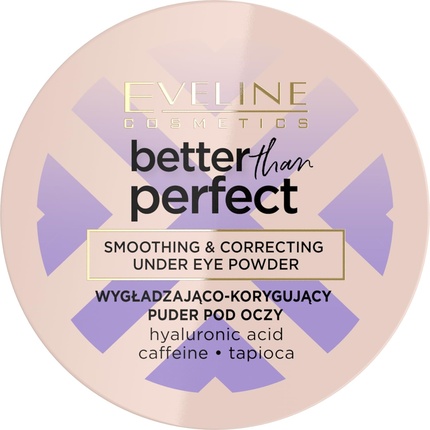 Лучше, чем идеальная, разглаживающая и корректирующая пудра для кожи под глазами, 0,2 унции, белая Eveline Cosmetics
Лучше, чем идеальная, разглаживающая и корректирующая пудра для кожи под глазами, 0,2 унции, белая Eveline Cosmetics