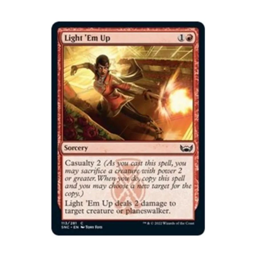 CCG Зажги их (С), MTG - Streets of New Capenna
CCG Зажги их (С), MTG - Streets of New Capenna