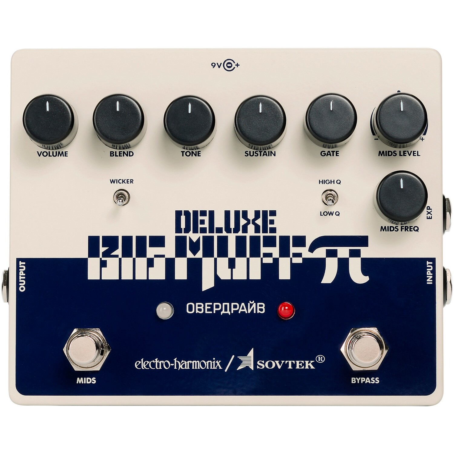 Electro-Harmonix Sovtek Deluxe Big Muff Pi Педаль эффектов Distortion/Sustainer
Electro-Harmonix Sovtek Deluxe Big Muff Pi Педаль эффектов Distortion/Sustainer