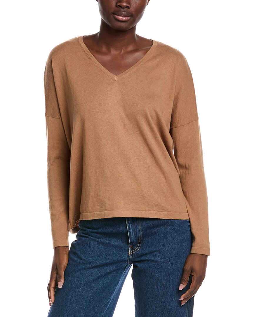 Минни Роуз свитер из кашемировой смеси Minnie Rose, коричневый
Минни Роуз свитер из кашемировой смеси Minnie Rose, коричневый