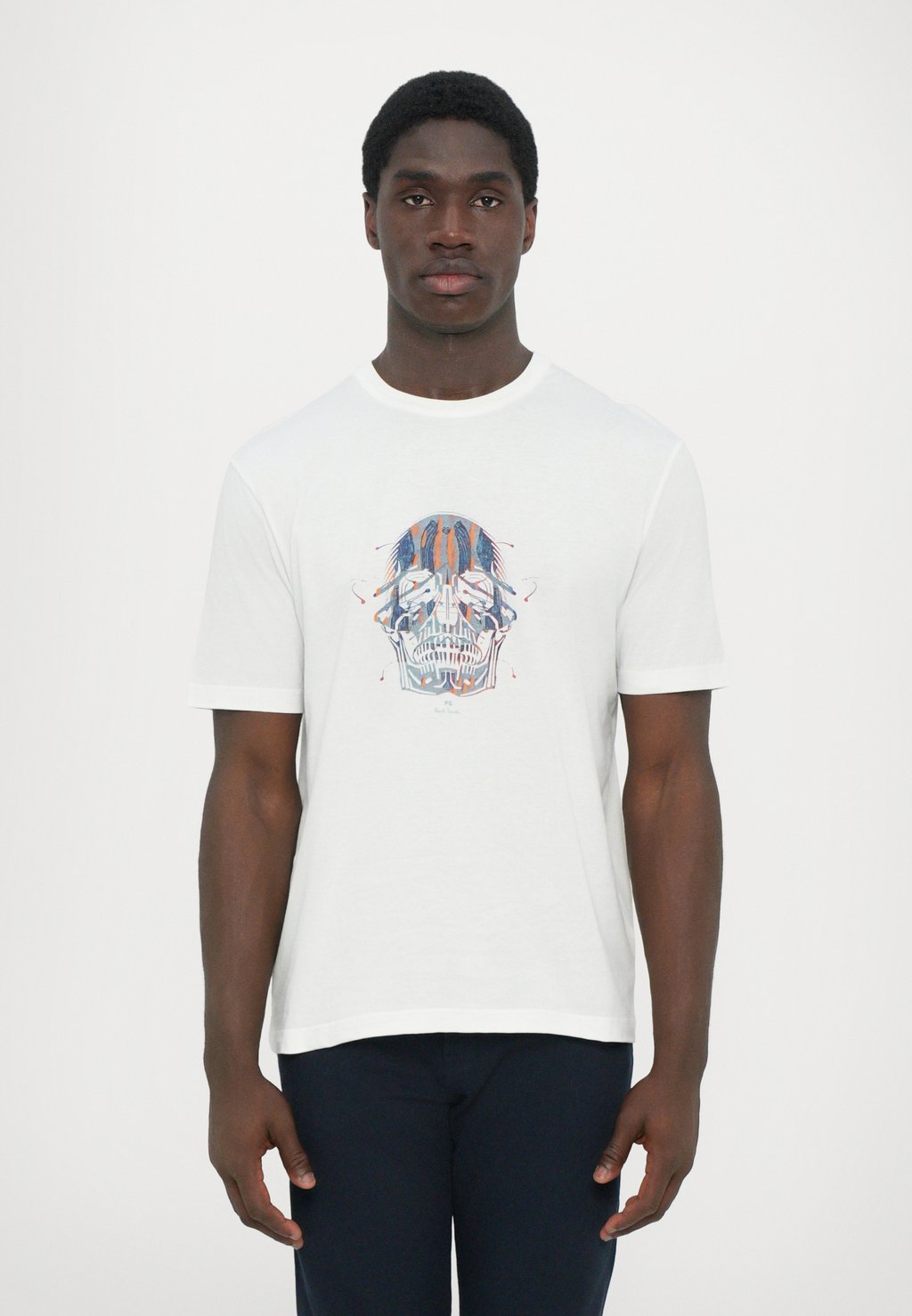 Футболка с принтом CASUAL FIT SKULL PS Paul Smith, белый
Футболка с принтом CASUAL FIT SKULL PS Paul Smith, белый