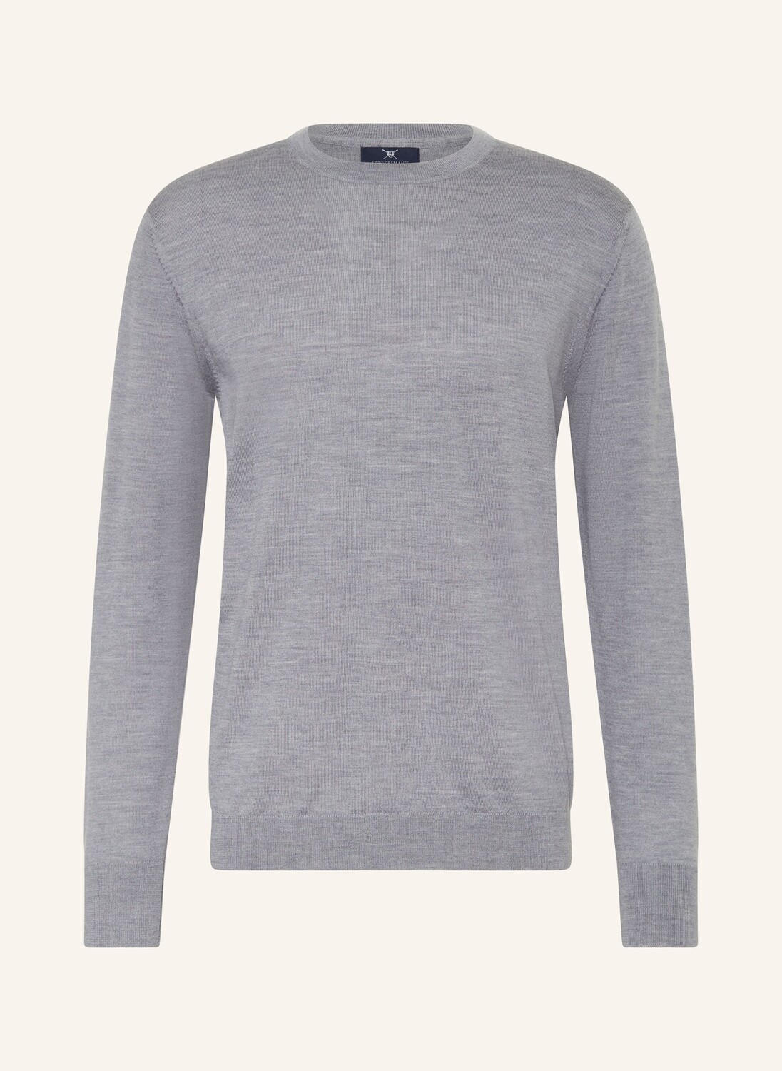 Свитер из мериносовой шерсти Strokesman'S, серый 
Свитер из мериносовой шерсти Strokesman'S, серый