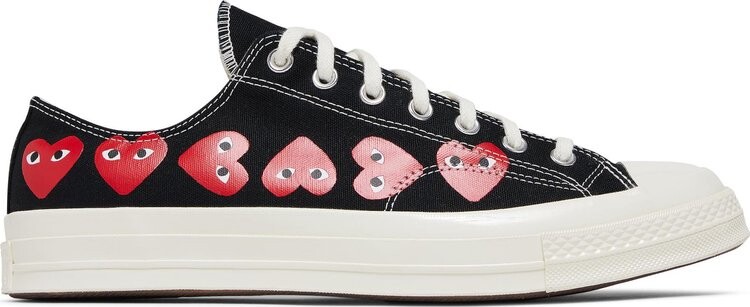 Кроссовки Comme des Garçons PLAY x Chuck 70 Low 'Multi Heart - Black', черный
Кроссовки Comme des Garçons PLAY x Chuck 70 Low 'Multi Heart - Black', черный