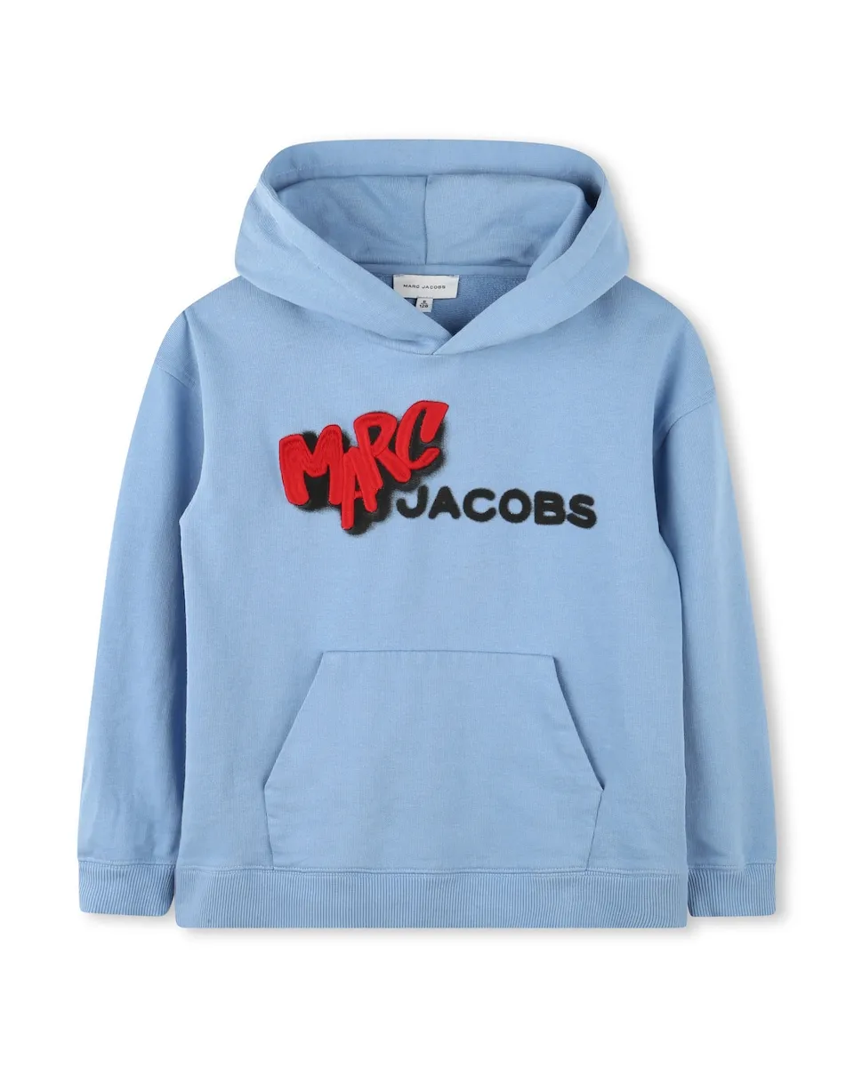 Детский свитер синего цвета из хлопка Marc Jacobs
Детский свитер синего цвета из хлопка Marc Jacobs