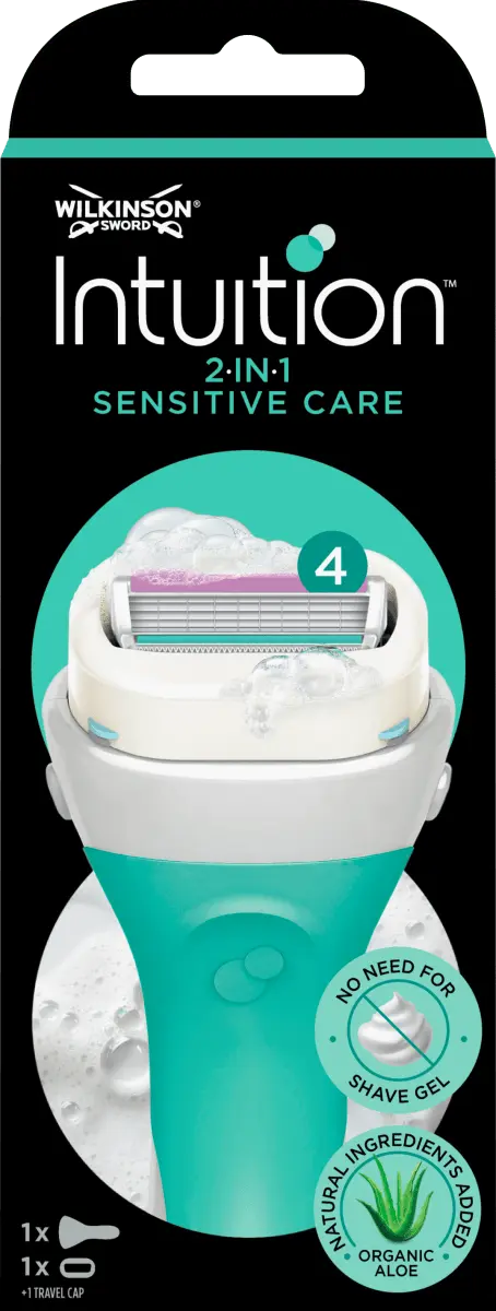 Бритва Intuition Sensitive Care 1 шт. WILKINSON SWORD
Бритва Intuition Sensitive Care 1 шт. WILKINSON SWORD