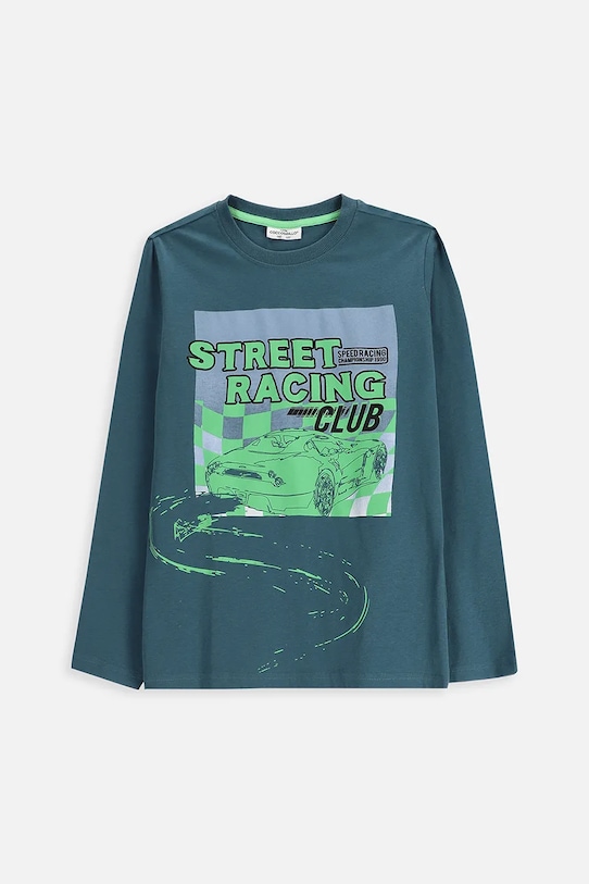 Детская хлопковая кофта с длинным рукавом Coccodrillo, бирюзовый
Детская хлопковая кофта с длинным рукавом Coccodrillo, бирюзовый