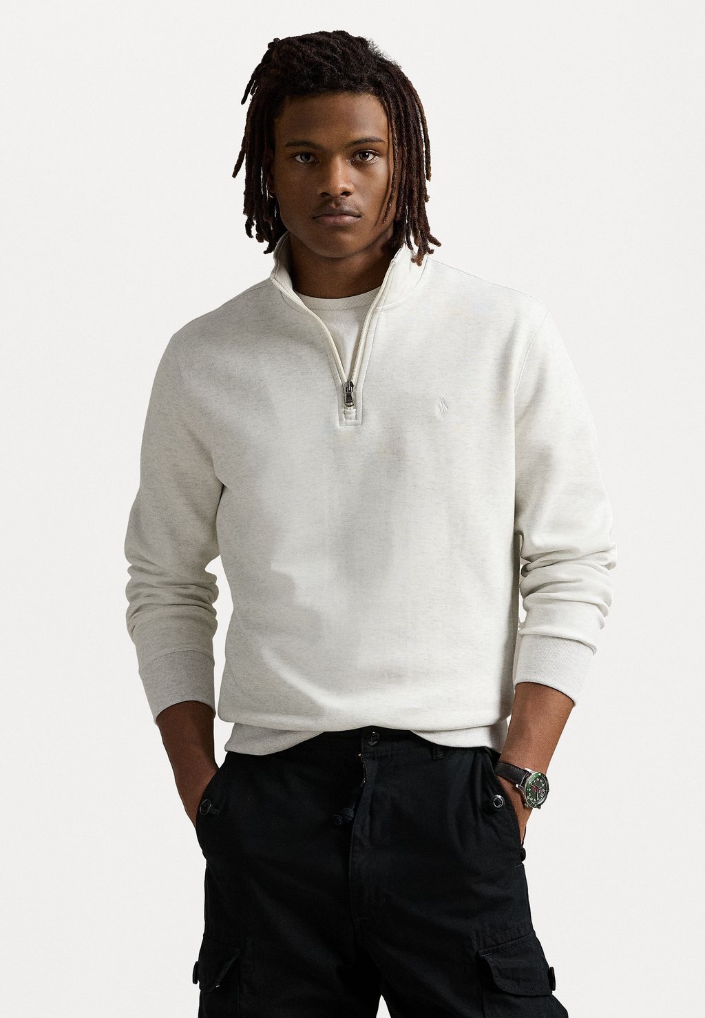 Толстовка DOUBLE KNIT QUARTER ZIP PULLOVER Polo Ralph Lauren, светло-серый
Толстовка DOUBLE KNIT QUARTER ZIP PULLOVER Polo Ralph Lauren, светло-серый
