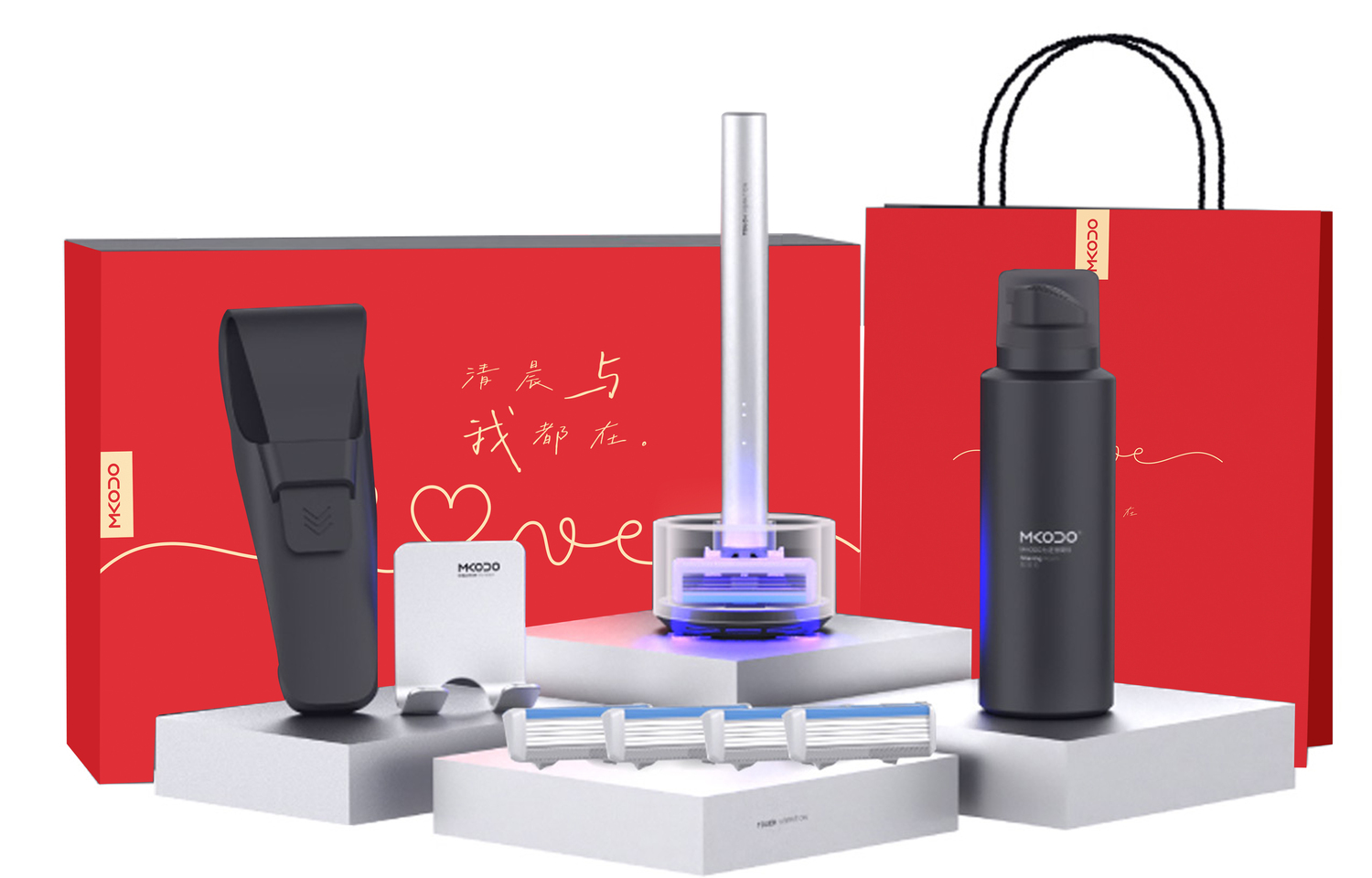 Mkodo Бритва F1 Gift Edition ручная вибрирующая, мужской набор, лезвие silver
Mkodo Бритва F1 Gift Edition ручная вибрирующая, мужской набор, лезвие silver