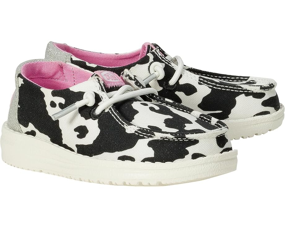 Кроссовки Hey Dude Kids Wendy Cowgirl Sparkle, черный/белый
Кроссовки Hey Dude Kids Wendy Cowgirl Sparkle, черный/белый