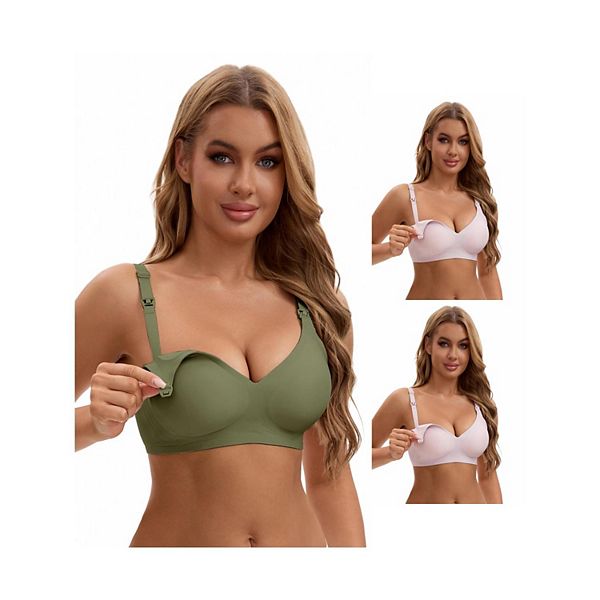 3 упаковки бюстгальтера для кормления без косточек с передней застежкой Inspire Chic, Green Pink
3 упаковки бюстгальтера для кормления без косточек с передней застежкой Inspire Chic, Green Pink