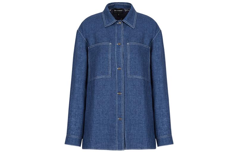 Футболка женская синяя EMPORIO ARMANI
Футболка женская синяя EMPORIO ARMANI