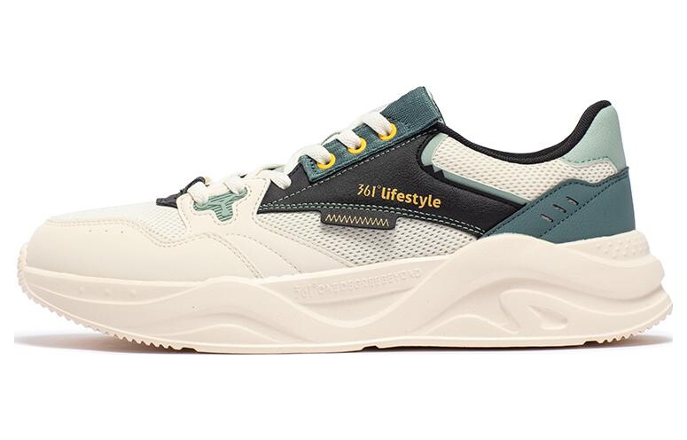 Кроссовки мужские Lifestyle Shoes Men Low-Top 361°, белый/зеленый
Кроссовки мужские Lifestyle Shoes Men Low-Top 361°, белый/зеленый