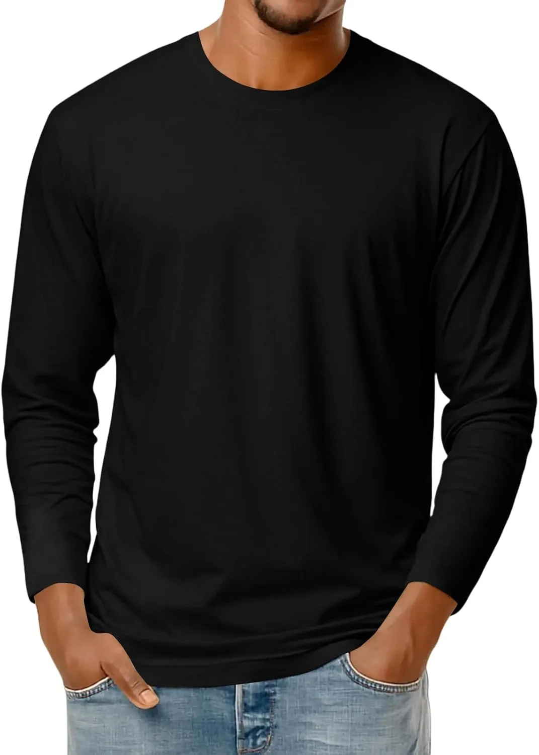 Ymosrh Мужская повседневная футболка с длинным рукавом и круглым вырезом
Ymosrh Мужская повседневная футболка с длинным рукавом и круглым вырезом