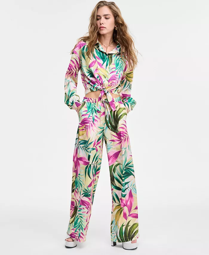 Женские брюки Ines с широкими штанинами GUESS, мультиколор
Женские брюки Ines с широкими штанинами GUESS, мультиколор