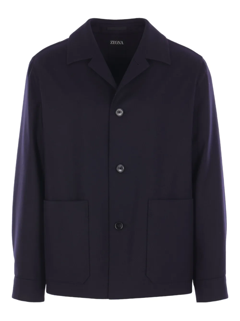 Рубашка-куртка с накладными карманами и пуговицами Zegna, синий
Рубашка-куртка с накладными карманами и пуговицами Zegna, синий