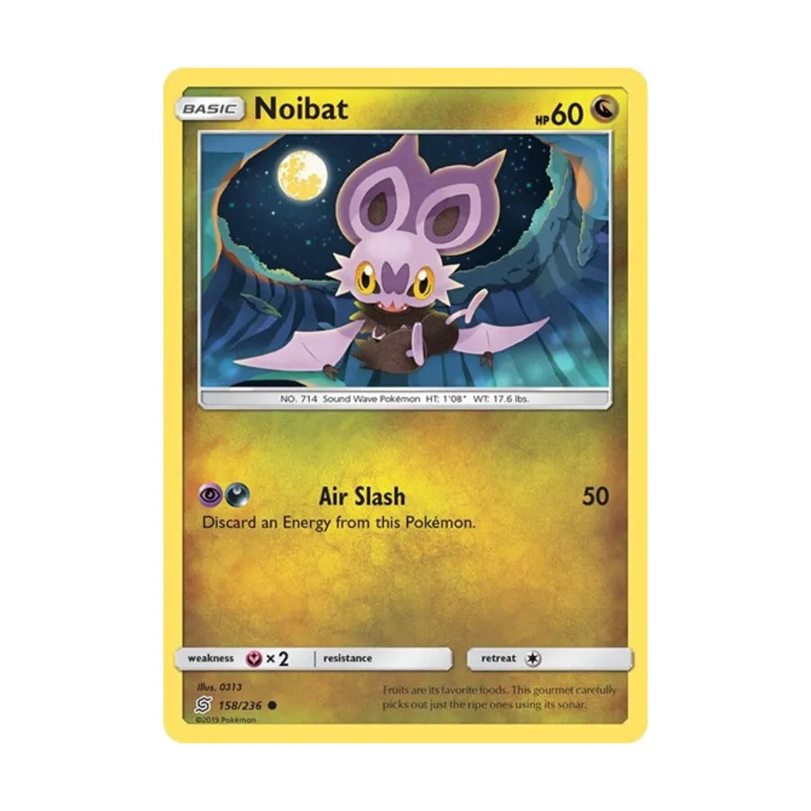 CCG Нойбат (К) № 158/236, Pokemon - SM - Unified Minds - Singles
CCG Нойбат (К) № 158/236, Pokemon - SM - Unified Minds - Singles