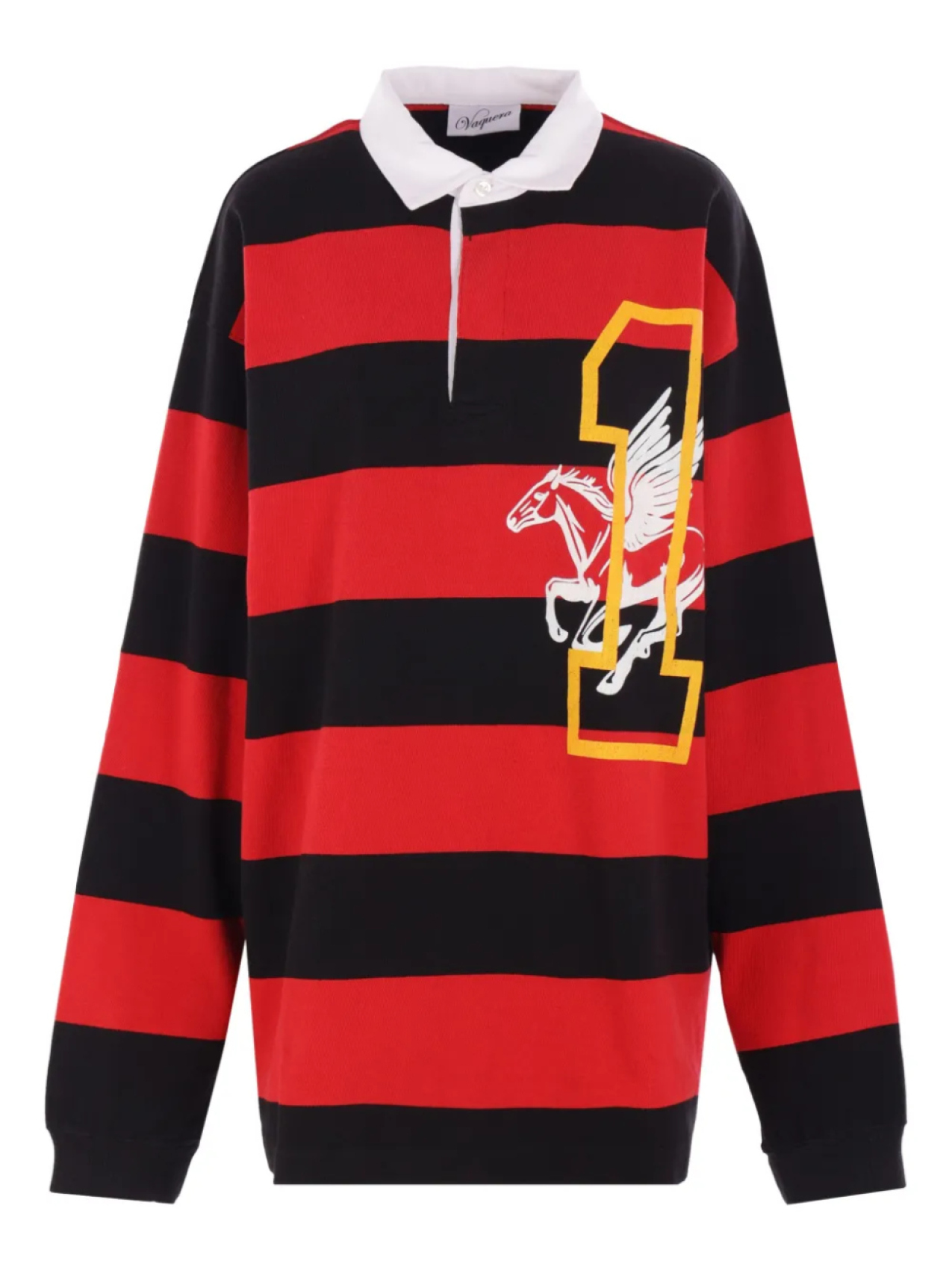 Полосатая рубашка поло с длинными рукавами Vaquera, красный
Полосатая рубашка поло с длинными рукавами Vaquera, красный