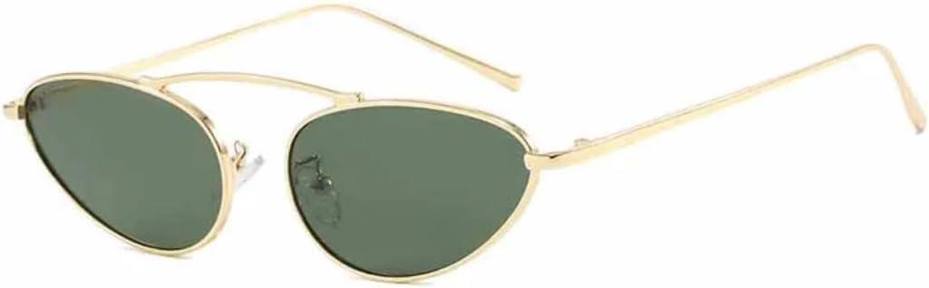 Солнцезащитные очки с защитой UV400 | Металлическая оправа "кошачий глаз" овальной формы | для женщин и мужчин, для занятий спортом на открытом воздухе и вождения DSVIGF, Gold Green
Солнцезащитные очки с защитой UV400 | Металлическая оправа "кошачий глаз" овальной формы | для женщин и мужчин, для занятий спортом на открытом воздухе и вождения DSVIGF, Gold Green