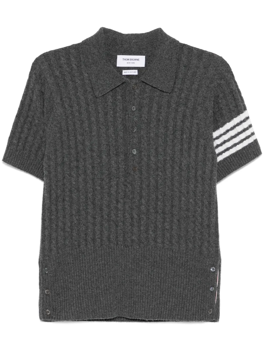 Рубашка поло с полосками 4-Bar THOM BROWNE, серый
Рубашка поло с полосками 4-Bar THOM BROWNE, серый