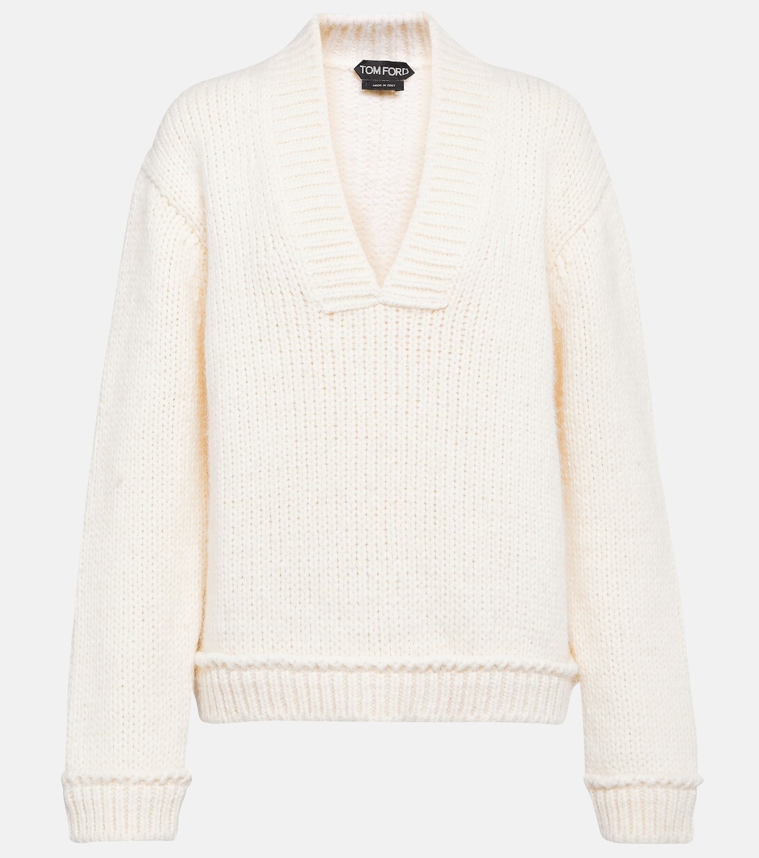 Свитер из альпаки и шерсти TOM FORD, белый
Свитер из альпаки и шерсти TOM FORD, белый