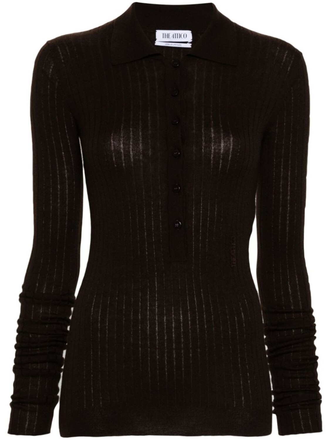 The Attico свитер с логотипом, коричневый
The Attico свитер с логотипом, коричневый