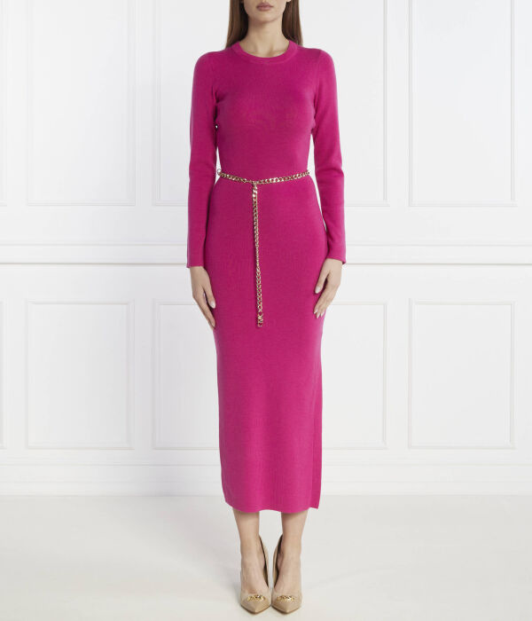 Платье шерстяное Michael Kors с поясом, розовый
Платье шерстяное Michael Kors с поясом, розовый