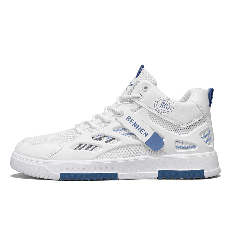 RENBEN Нескользящие и износостойкие дышащие низкие повседневные туфли для мужчин, белые, синие
RENBEN Нескользящие и износостойкие дышащие низкие повседневные туфли для мужчин, белые, синие