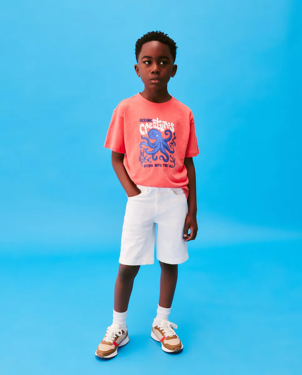 Джинсовые шорты для мальчиков в цвете 5 карманов Kids El Corte Inglés, кремово-белый
Джинсовые шорты для мальчиков в цвете 5 карманов Kids El Corte Inglés, кремово-белый