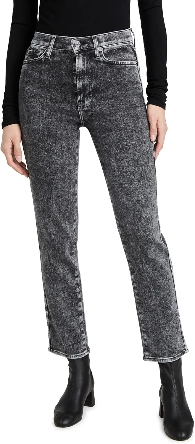 7 for All Mankind Женские джинсы с высокой талией укороченные прямые
7 for All Mankind Женские джинсы с высокой талией укороченные прямые