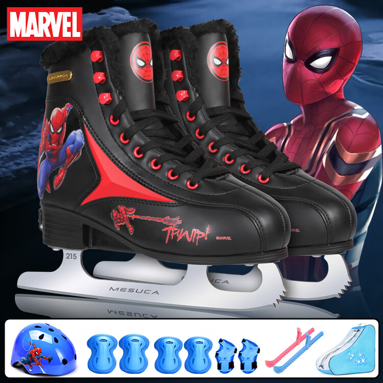 TKH Коньки Disney для мужчин и женщин, лезвия для фигурного и скоростного катания для детей-начинающих, улучшенные ботинки Человека-паука + комплект защиты с шлемом, размер L L35-38
TKH Коньки Disney для мужчин и женщин, лезвия для фигурного и скоростного катания для детей-начинающих, улучшенные ботинки Человека-паука + комплект защиты с шлемом, размер L L35-38