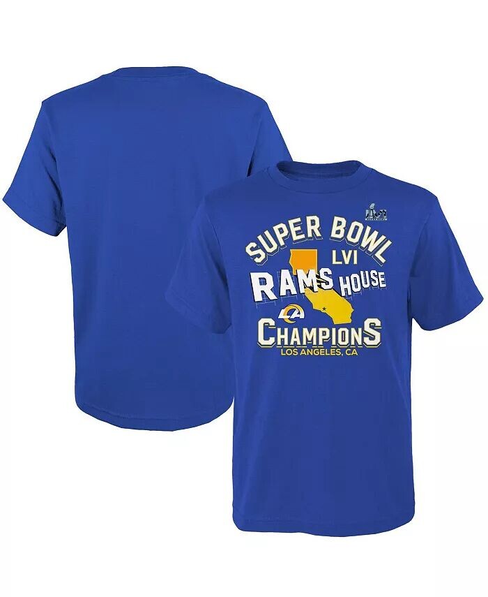 Футболка Royal Los Angeles Rams Super Bowl LVI Champions Hard Count Hometown для девочек и мальчиков дошкольного возраста Fanatics
Футболка Royal Los Angeles Rams Super Bowl LVI Champions Hard Count Hometown для девочек и мальчиков дошкольного возраста Fanatics