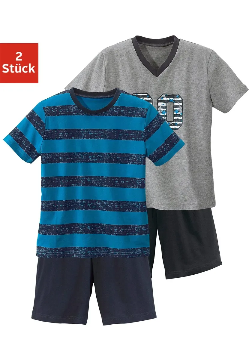 Пижамы AUTHENTIC LE JOGGER (4 шт., 2 шт.), с повседневным принтом и полосками с принтом, цвет Türkis-Gestreift, Grau-Meliert
Пижамы AUTHENTIC LE JOGGER (4 шт., 2 шт.), с повседневным принтом и полосками с принтом, цвет Türkis-Gestreift, Grau-Meliert