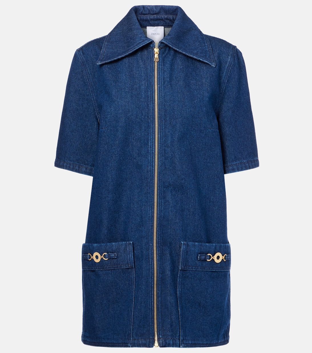 Джинсовое мини-платье Patou, Ink Blue
Джинсовое мини-платье Patou, Ink Blue