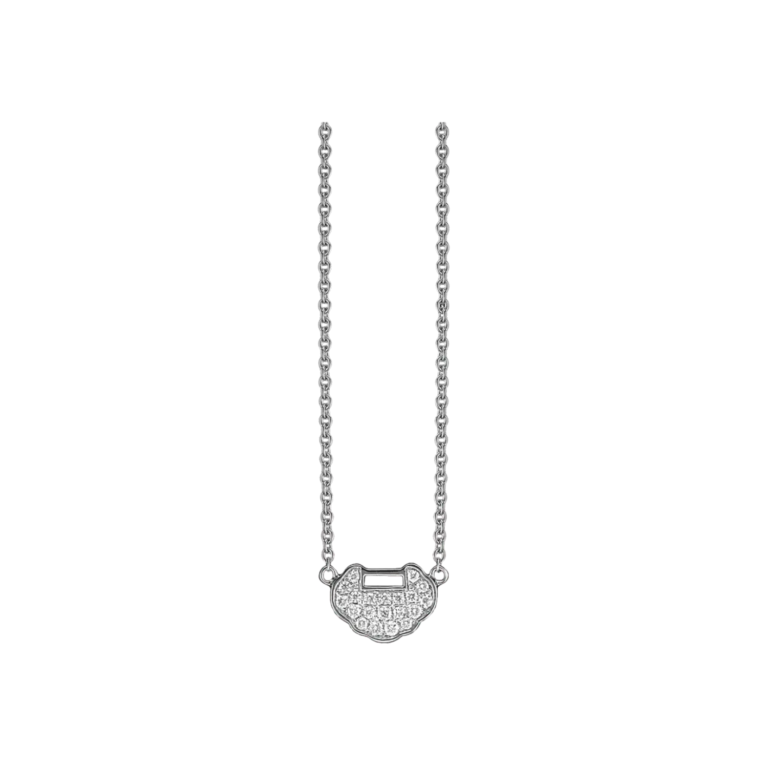 Колье Qeelin Petite Yu Yi из белого золота с бриллиантами
Колье Qeelin Petite Yu Yi из белого золота с бриллиантами