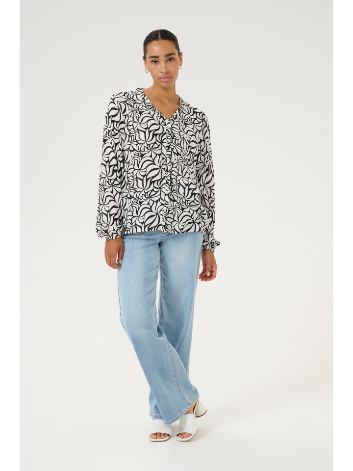 Блузка Kaffe, цвет black/white leaf print
Блузка Kaffe, цвет black/white leaf print